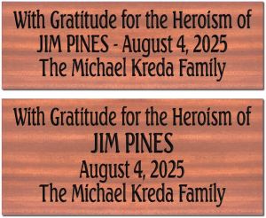 Jim Pines sign